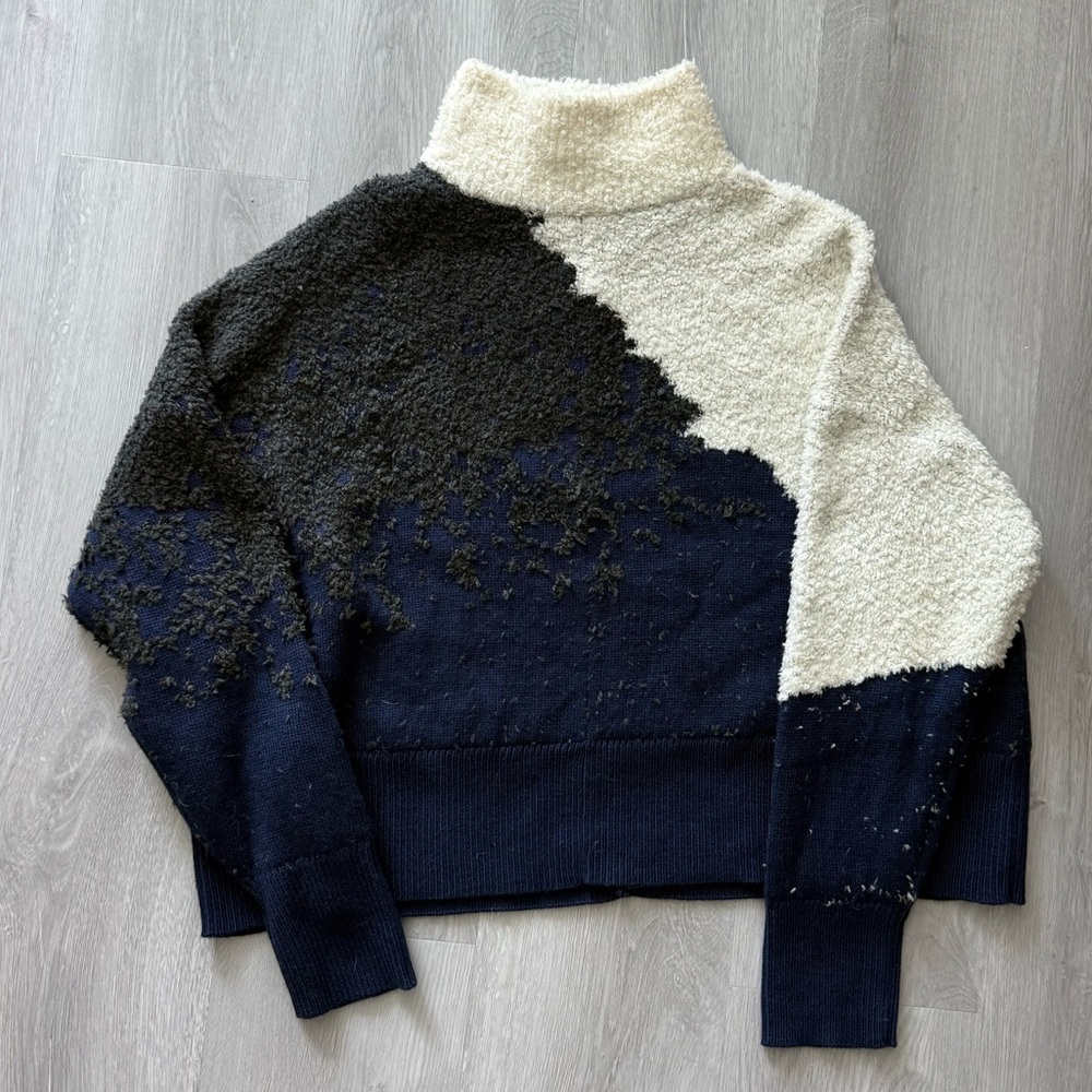 Lululemon Ombre Knit Textured Turtleneck Sweater